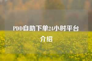 PDD自助下单24小时平台介绍  拼多多助力 拼多多推金币 拼多多推金币助力 拼多多助力平台 拼多多助力项目 拼多多助力网站 赚钱项目 暑假赚钱项目 拼多多赚钱 第1张